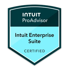Intuit Enterprise Suite Certification badge — issued to Dor Israel, CPA and verified on Credly