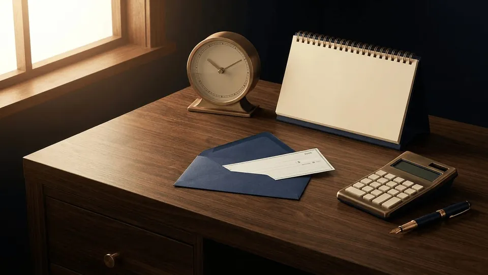 A September 2026 calendar with the 15th circled beside a Form 1040-ES Q3 payment voucher, clock, and calculator — the quarterly estimated tax deadline explained by ProAxis CPA, NJ